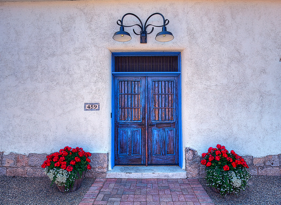 The Blue Door  - Tucson Barrio