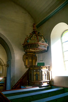 Inside Havdhem Village Church