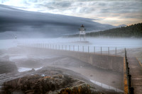 Fog coming in at Grand Marais Lighthouse #2