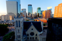 Minneapolis Skyline with Westminster Church from the 1220 building #6