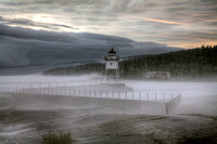 Fog coming in at Grand Marais Lighthouse #1