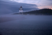 Fog coming in at Grand Marais Lighthouse #4