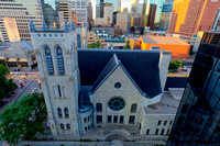 Minneapolis Skyline with Westminster Church from the 1220 building #7