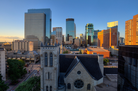 Minneapolis Skyline from the 1220 building #3