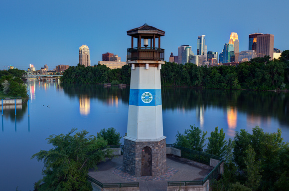 Minneapolis Skyline from Boom Park