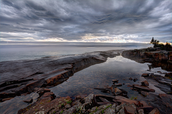 Storm Clouds - Lighthouse Point, Grand Marais