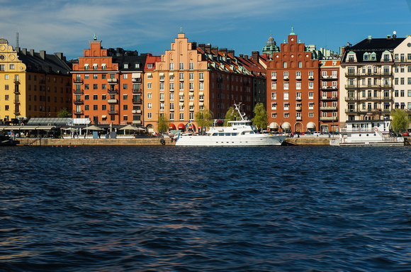 Old Town from Boat, Stockholm