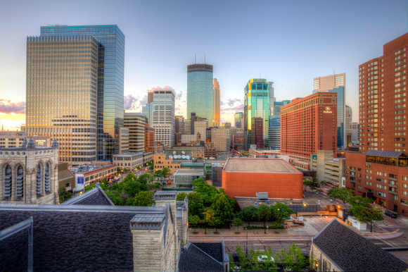 Minneapolis Skyline from the 1220 building #11