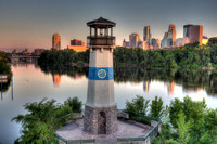 Minneapolis Skyline from Boom Park