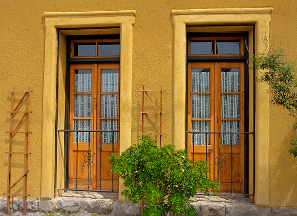 Double Wood Doors - Tucson Barrio